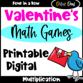 DOLLAR DEAL: Fun Valentine's Day Math Games Multiplication