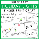 Holiday Finger Print Craft