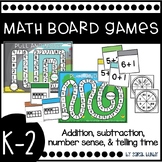 Math Game Boards | Addition | Number Sense