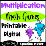 DOLLAR DEAL: Multiplication Facts Math Games to 10x10: Pri