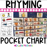 DOLLAR DEAL Rhyming Words Pocket Chart Center | Rhyming Worksheets | Activities
