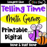 DOLLAR DEAL: Telling Time to the Hour & Half Hour Games: P