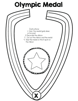 olympic medals coloring page