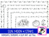 Sun And Moon Clipart Teaching Resources Teachers Pay Teachers