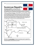 DOMINICAN REPUBLIC Introductory Geography Worksheet