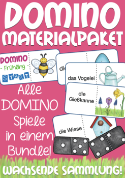 Preview of DOMINO Spiele Materialpaket (BUNDLE) Deutsch / German