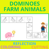DOMINOES FOR KIDS - FARM ANIMALS #1
