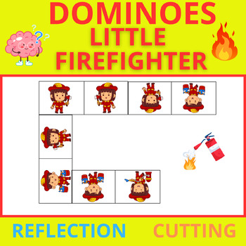 Preview of DOMINOES FOR KIDS - LITTLE FIREFIGHTER #1