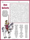 DON QUIXOTE Word Search Puzzle Worksheet Activity
