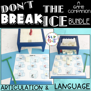 Preview of DON'T BREAK THE ICE, GAME COMPANION, BUNDLE (SPEECH LANGUAGE THERAPY)