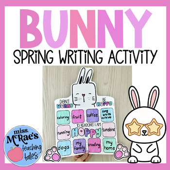 Preview of Easter Craft | Easter Bunny Writing Activity | Spring April Bulletin Board