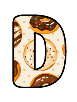 DONUT STRESS! DO YOUR BEST! Donut, Welcome Back To School Bulletin Board, D