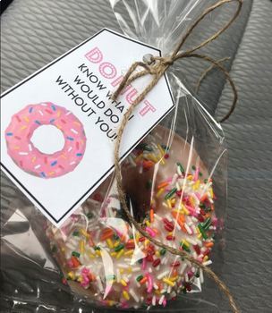 DONUT (doughnut) appreciation tags printable - Teacher/Para/Aide/Admin