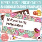 DONUTS Fun Cute PowerPoint / Google Slides Presentation Te