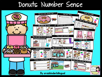 Preview of DONUTS NUMBER SENSE numbers 1 - 10