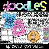 DOODLES | Classroom Decor Bundle