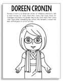 DOREEN CRONIN Coloring Page | Library Art | Bulletin Board