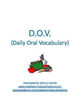 Preview of DOV: Daily Oral Vocabulary
