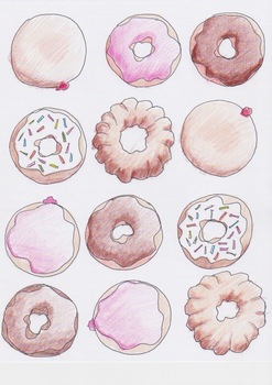 Preview of DOZEN DONUTS FRACTIONS