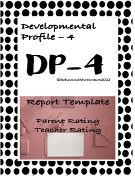 Preview of DP-4 Report Template