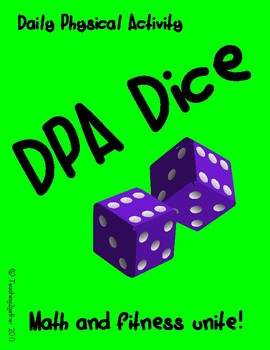 Preview of DPA Dice - Classroom Movement Breaks