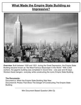 Preview of DQB Essay: Empire State Building 