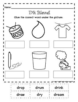 DR Blend Worksheets by The Connett Connection | Teachers Pay Teachers