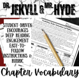 DR. JEKYLL & MR. HYDE | Novel Study Unit Activity | Vocabu