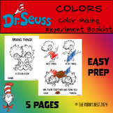 DR. Seuss COLOR MIXING BOOKLET: MIXING THINGS
