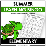 Summer Learning Bingo