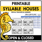 Syllable Houses for Open and Closed Syllables | SOR