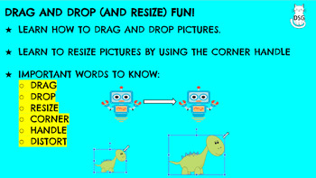 Preview of DRAG, DROP, AND RESIZE PRACTICE