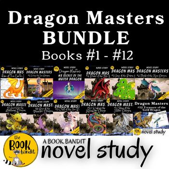 Preview of DRAGON MASTERS Bundle #1 - #12 Novel Studies and Reading Comprehension