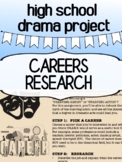 DRAMA CAREERS RESEARCH assignment for high school