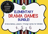 DRAMA GAMES + Lesson Activities for Elementary (Grades 4, 5 + 6)