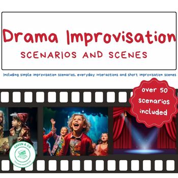 Preview of DRAMA IMPROVISATION & ROLE PLAY Simple Scenarios and Scenes
