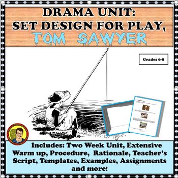 Preview of Drama Unit| Tom Sawyer Play and Set Design Unit