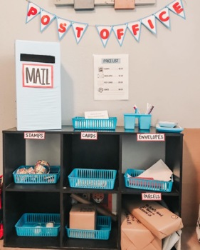 Preview of DRAMATIC PLAY POST OFFICE PRINTABLES