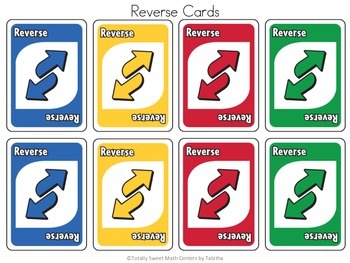 Draw An Uno Inspired Card Game Multiplying By 5 Tpt