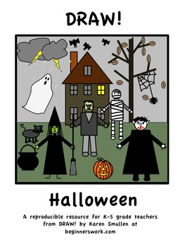 Preview of DRAW! Halloween by Karen Smullen