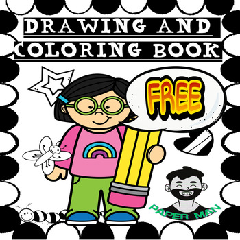 Preview of DRAWING AND COLORING BOOK |TRACING AND COLORING BOOK| DRAWING AND COLORING SHEET