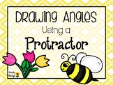 DRAWING ANGLES USING A PROTRACTOR
