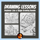 Beginner Art Bundle Line Drawing for Middle School Art Hig