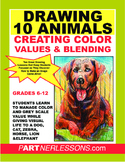 DRAWING & SHADING EXERCISES USING TEN ANIMALS