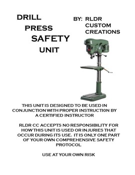Preview of DRILL PRESS SAFETY PACKAGE - Industrial Arts