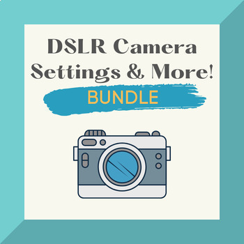 Preview of DSLR Camera Bundle- Fill-in-the-blank and Answers Workbook