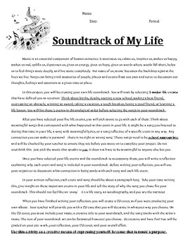 soundtrack of my life essay
