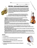 DSO Kids: Instrument Research Project