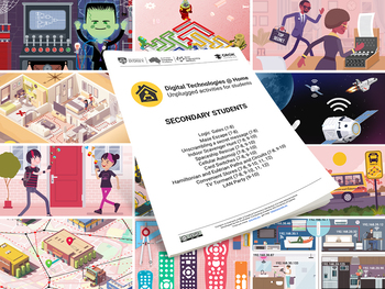 Preview of DT @ Home Secondary Workbook - Unplugged activity compilation