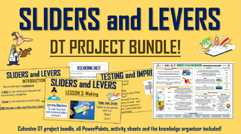 Preview of DT Mechanisms - Sliders and Levers Project Bundle!